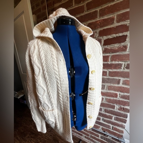 Lauren Ralph Lauren Sweaters - 100% Wool Ralph Lauren Hooded Cardigan